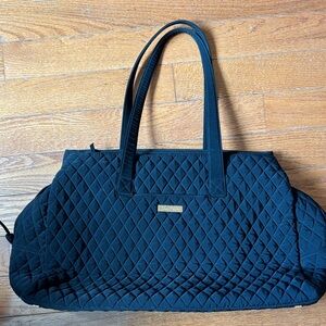 Vera Bradley Black Quilted Tote